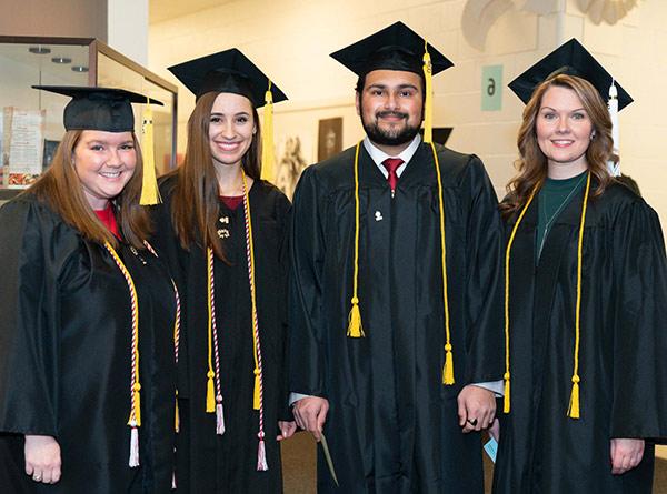 Students at Commencement