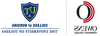 Logos for Owens Community College and the University of Toledo